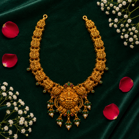 🪷 Lakshmi Temple Necklace -29.100GM