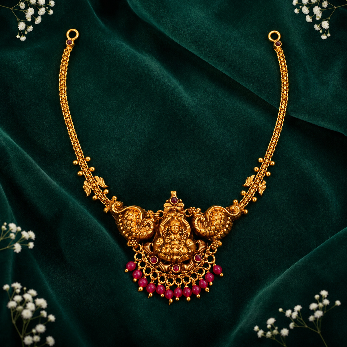 🦚 Shreemayura Necklace - 11.339GM