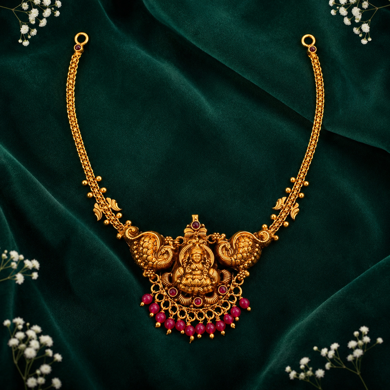 🦚 Shreemayura Necklace - 11.339GM