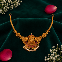 🌼 Kamalapriya Lakshmi Pearl Necklace - 13.655GM