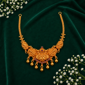 🌺 Manonmani Heritage Temple Necklace - 13.053