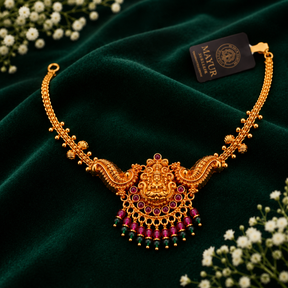 🪔 Devashree Lakshmi Temple Necklace - 11.404GM