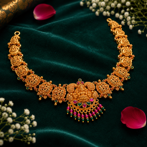 🪷 Shreegajalakshmi Necklace - 21.067GM