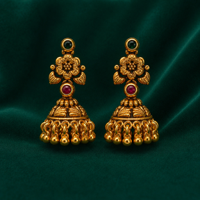 🌺 Pushparatna Jhumkas -10.900GM