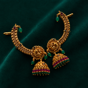 🦚 Mayurvaibhav Bridal Jhumkas -22.00GM