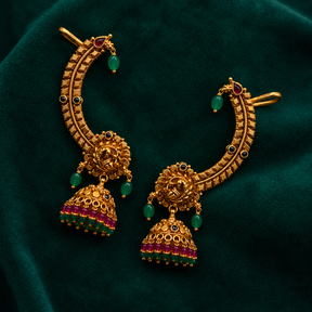 🦚 Mayurvaibhav Bridal Jhumkas -22.00GM