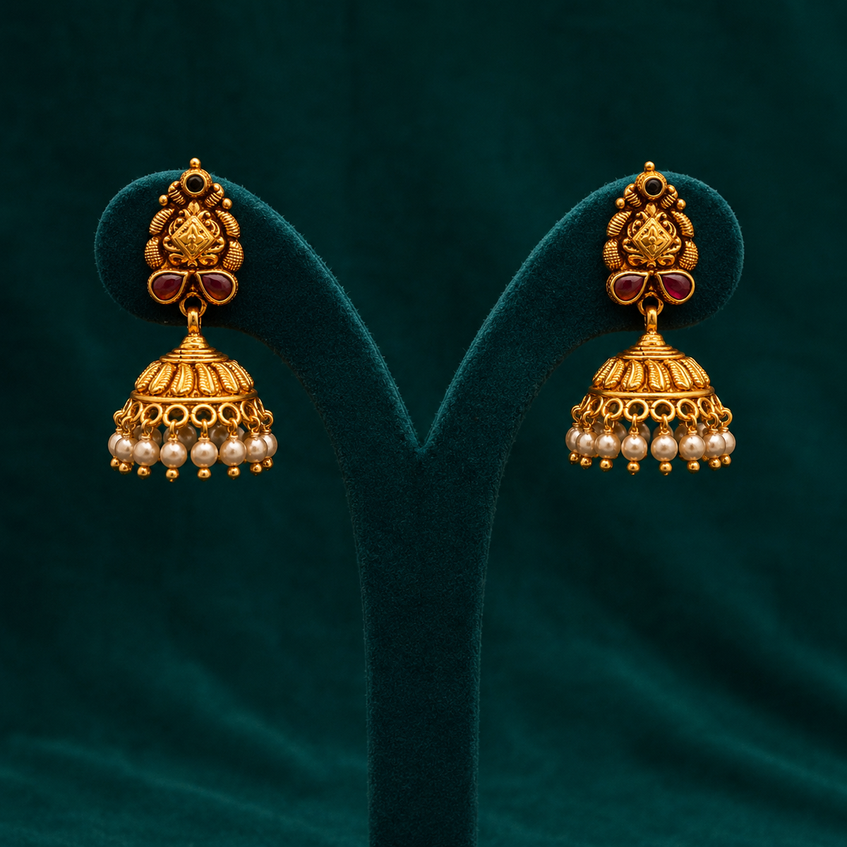 🤍 Muktaratna Jhumkas -11.910GM