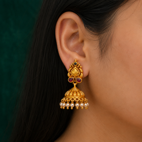 🤍 Muktaratna Jhumkas -11.910GM