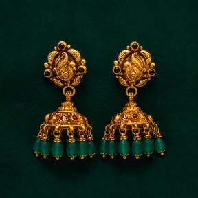 🌿 Pallavamani Jhumkas -15.350GM