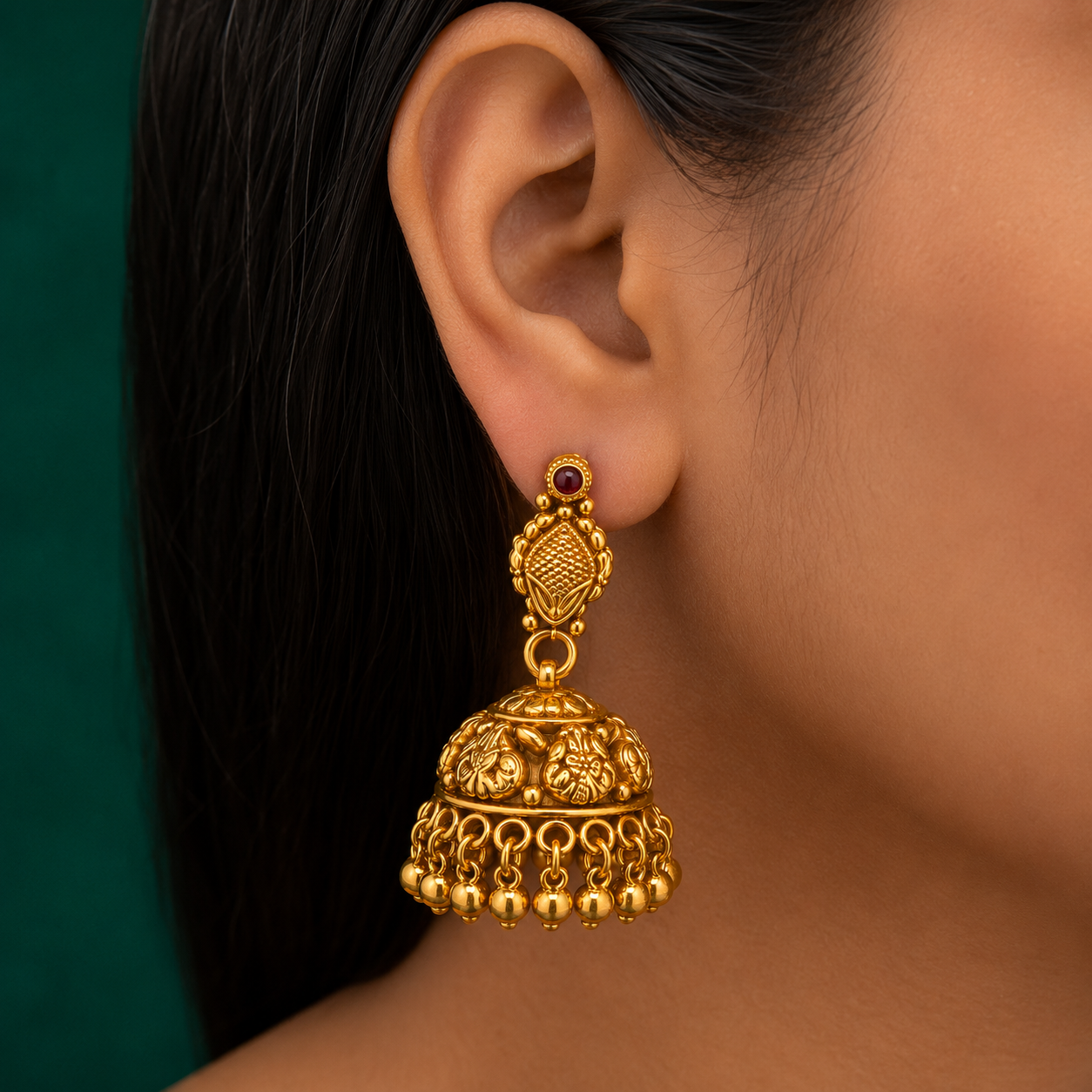 👑 Padmakumbha Jhumkas -11.325GM