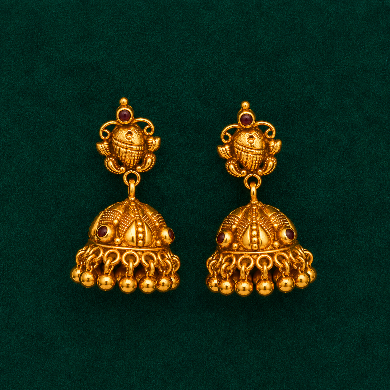 👑 Ratnakumbha Jhumkas -11.170GM