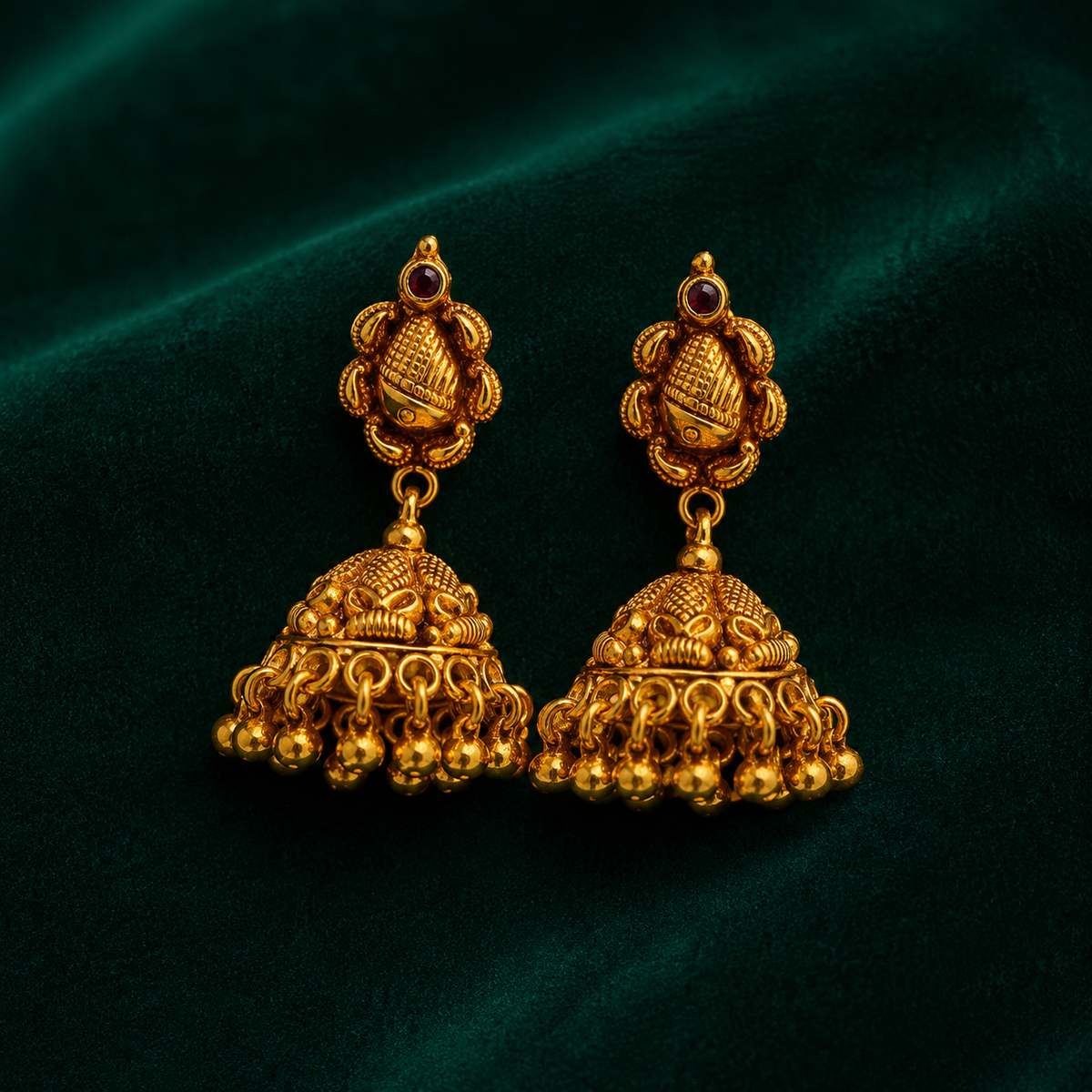 👑 Kalashree Jhumkas -9.850GM