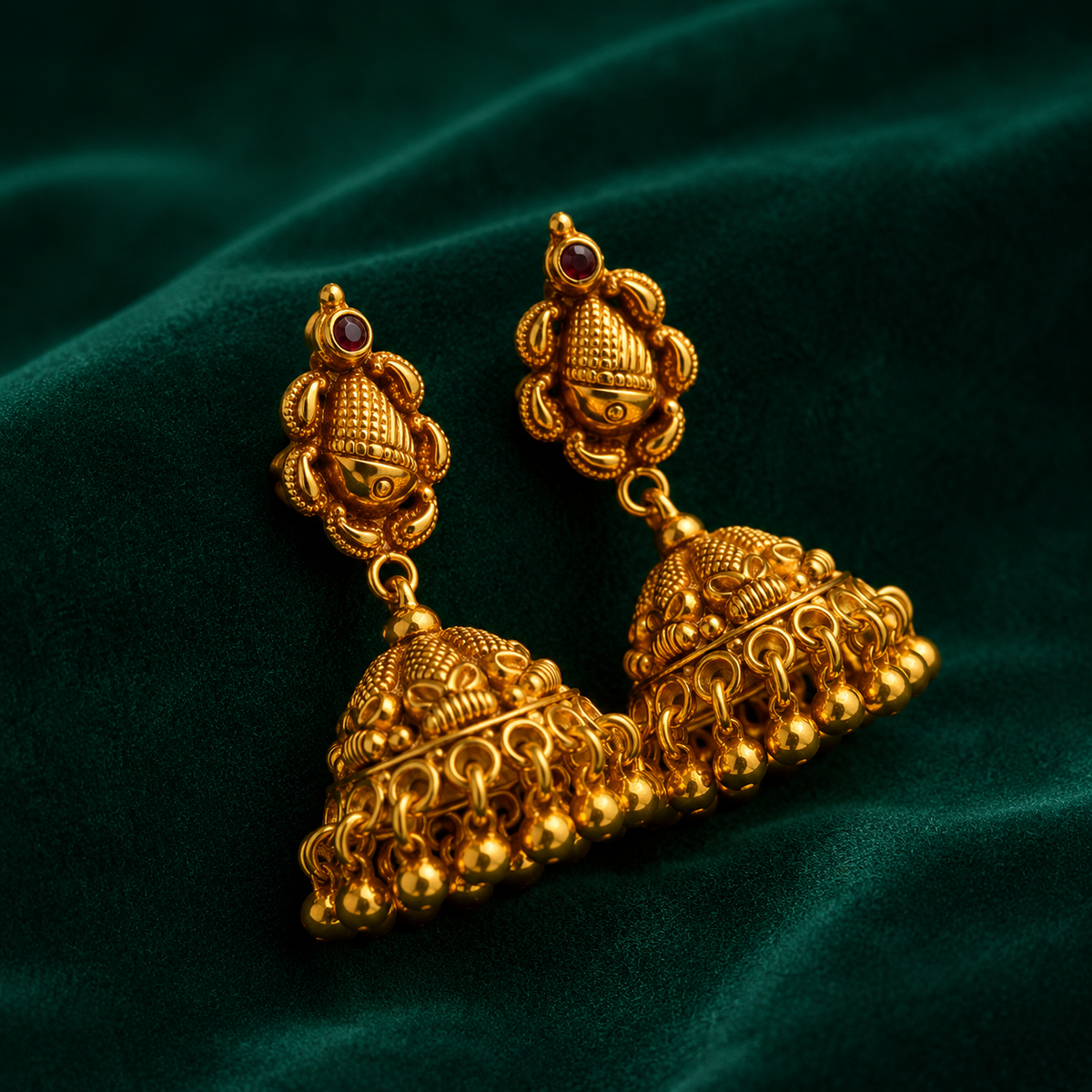 👑 Kalashree Jhumkas -9.850GM