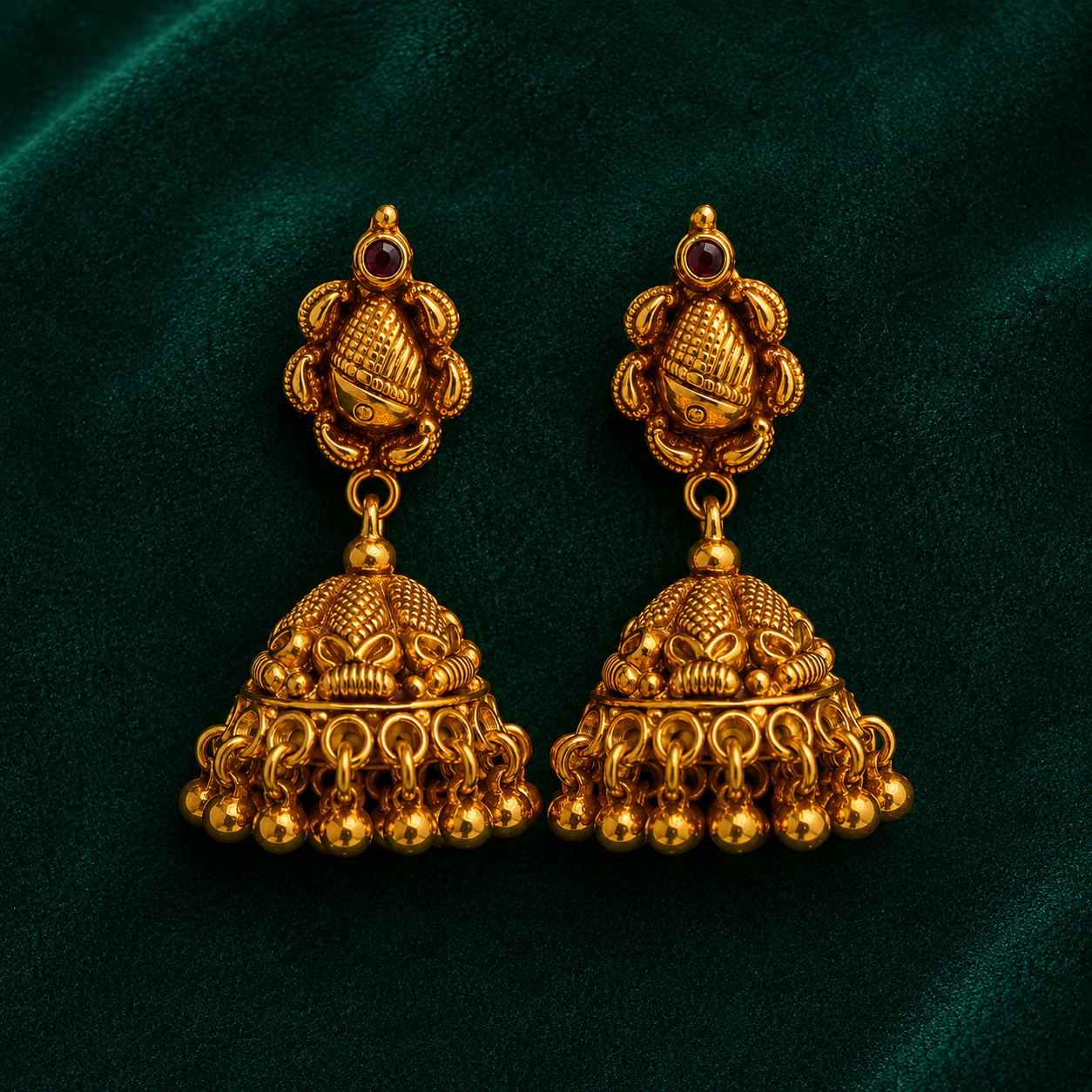 👑 Kalashree Jhumkas -9.850GM
