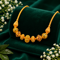 ✨ Navaratna Gundu Rekha Necklace ✨ 13.170GM