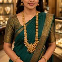 🦚 Kalasha Mayura Lakshmi Long Hara - 69GM