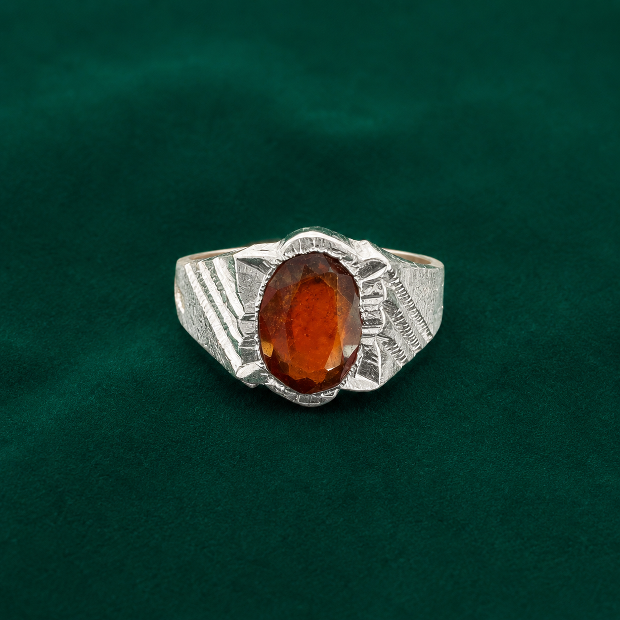 ✨ Amber Solitaire Ring - 3.450 GM