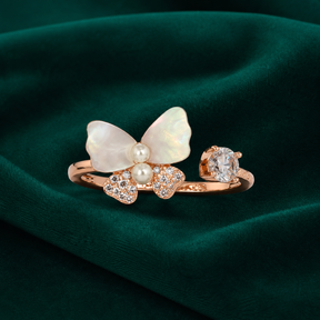 ✨ Butterfly Pearl Ring - 2.00 GM