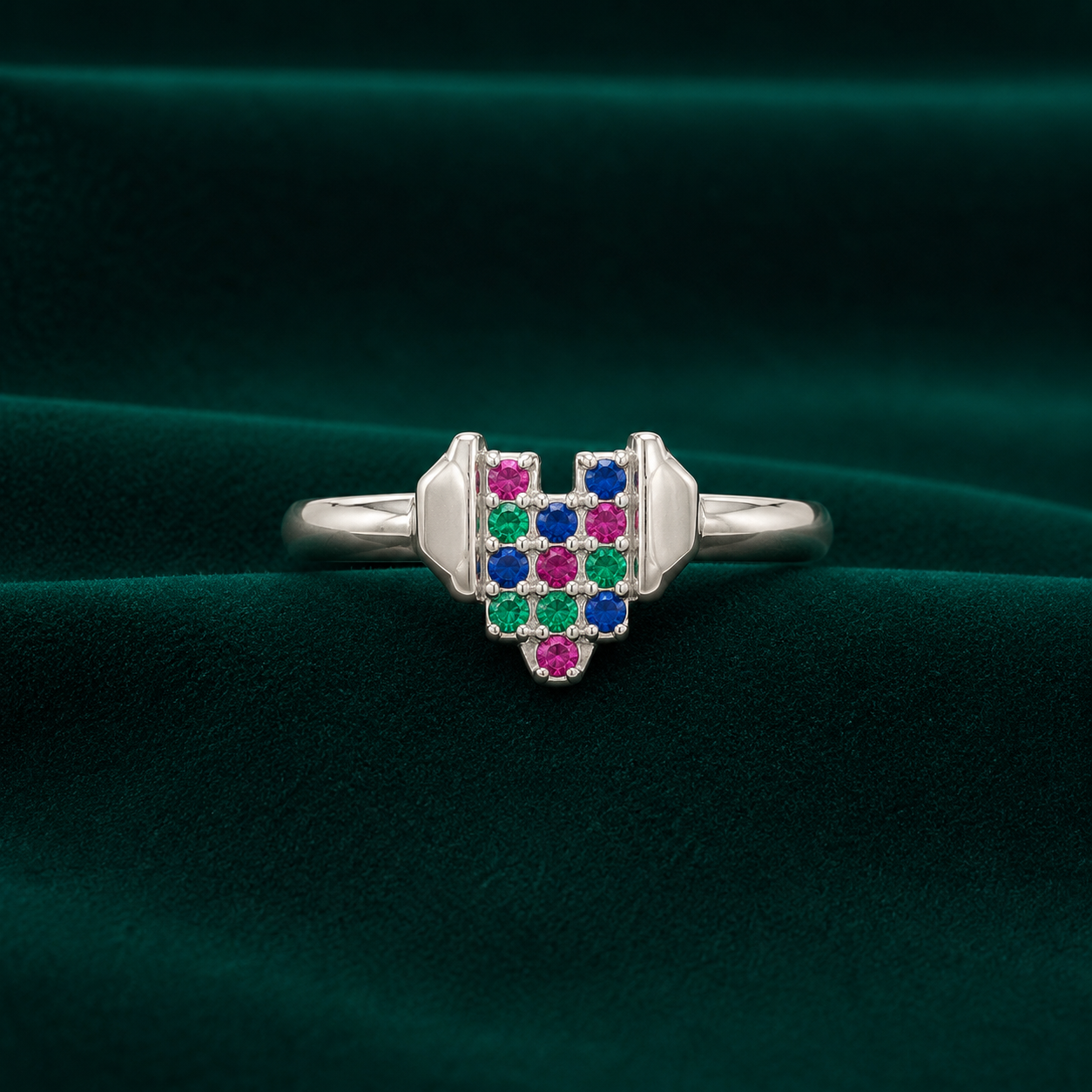 ✨ Rainbow Bloom Ring - 1.600 GM