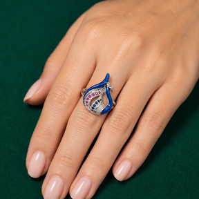 ✨ Royal Peacock Ring - 3.940 GM