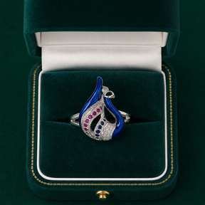 ✨ Royal Peacock Ring - 3.940 GM