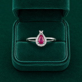 ✨ Ruby Teardrop Ring - 1.750 GM