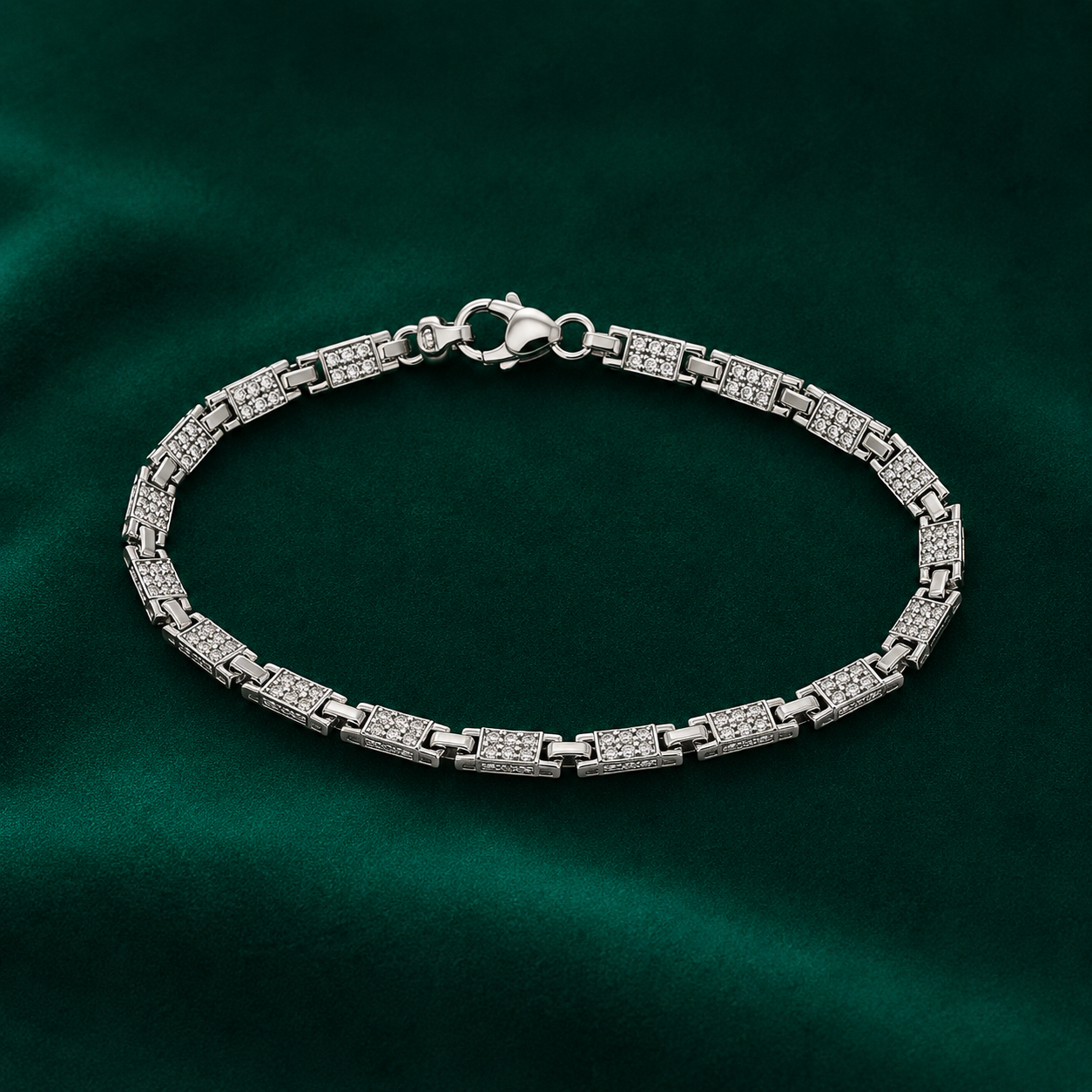 ✨ Pavé Link Bracelet - 6.540 GM