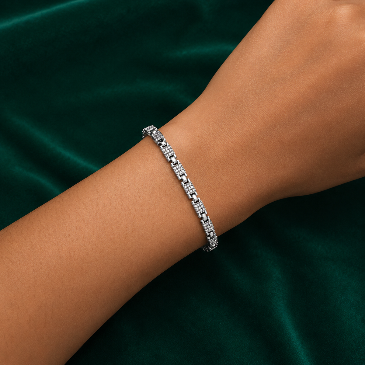 ✨ Pavé Link Bracelet - 6.540 GM