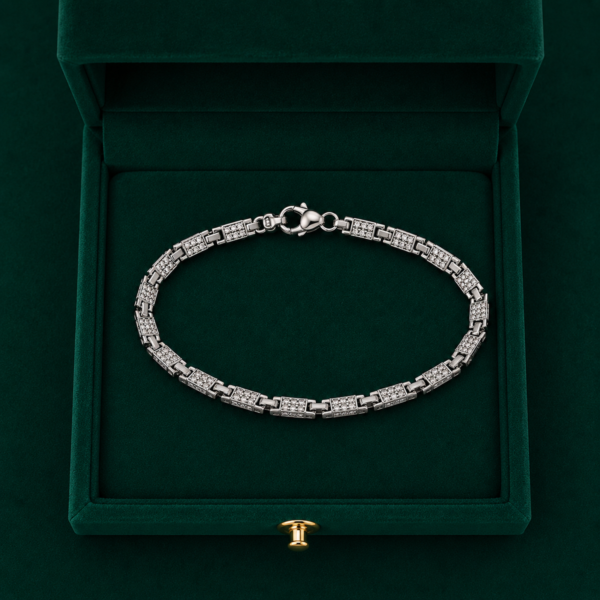 ✨ Pavé Link Bracelet - 6.540 GM