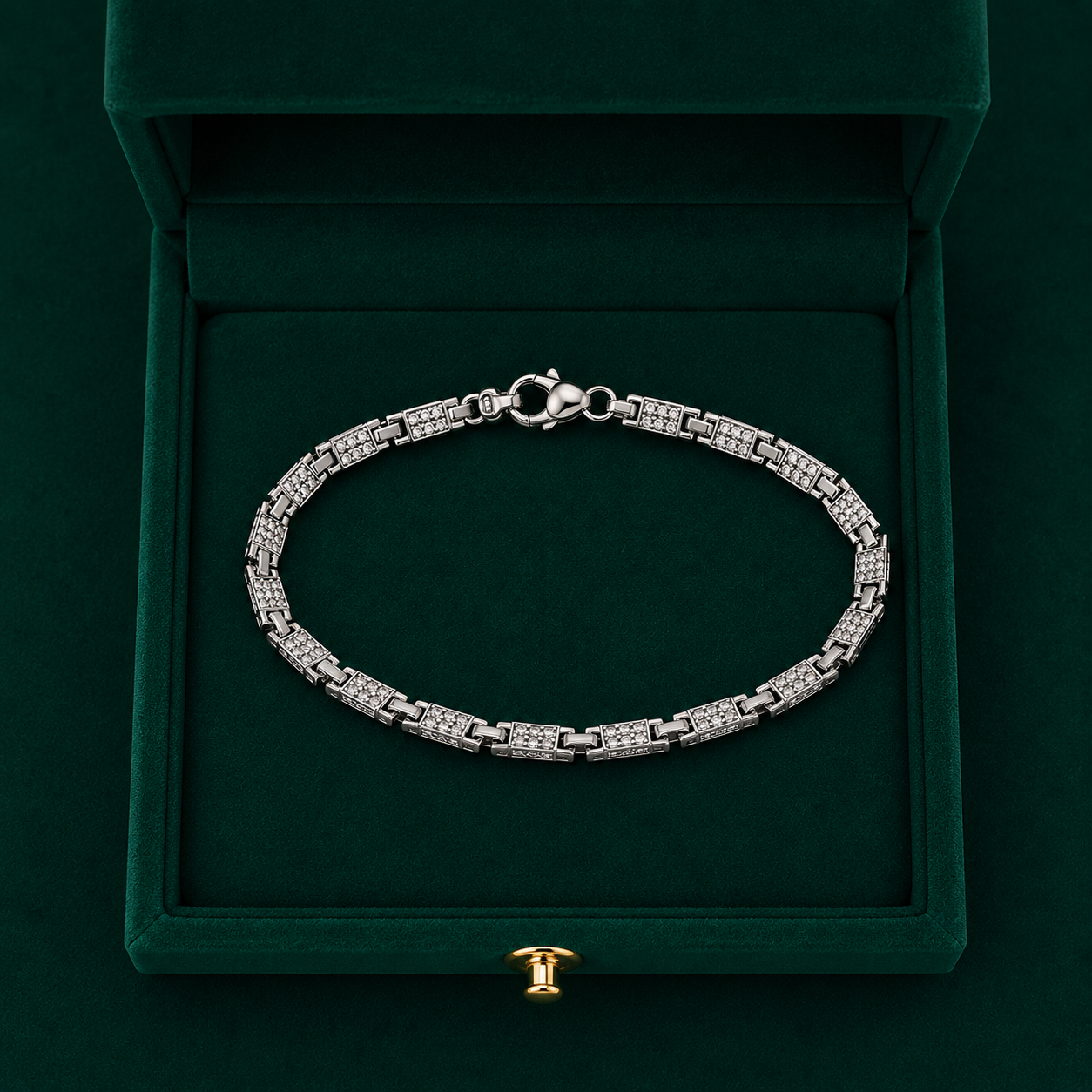 ✨ Pavé Link Bracelet - 6.540 GM