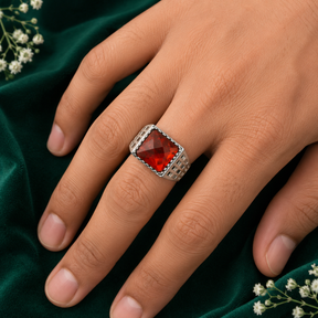 ❤️ Ruby Men's Ring - 6.710 GM
