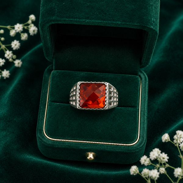 ❤️ Ruby Men's Ring - 6.710 GM