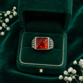 ❤️ Ruby Men's Ring - 6.710 GM