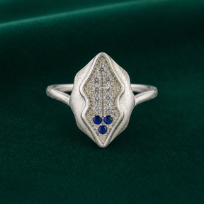 ✨ Sapphire Crest Ring - 2.640 GM