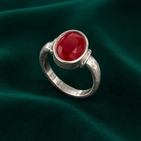 ❤️ Ruby Solitaire Ring - 2.470 GM