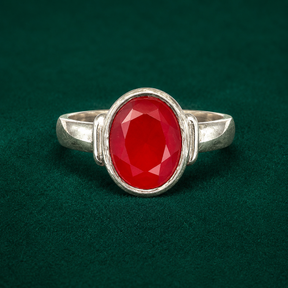 ❤️ Ruby Solitaire Ring - 2.470 GM