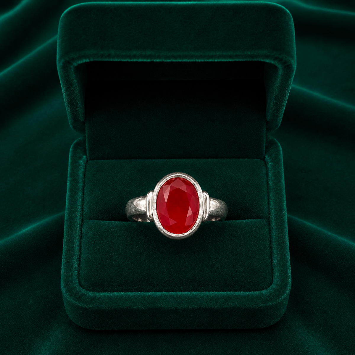 ❤️ Ruby Solitaire Ring - 2.470 GM