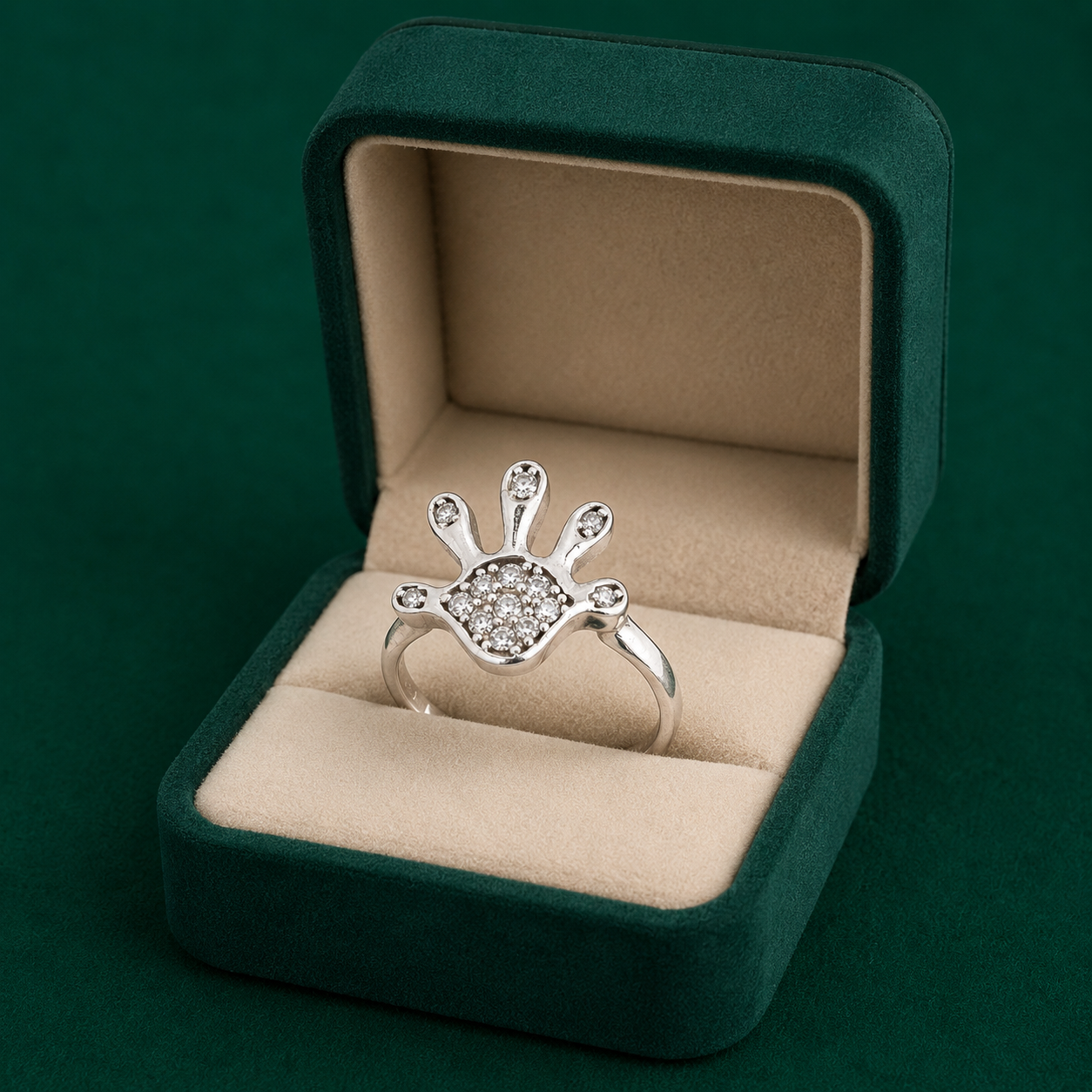 ✨ Crown Diamond Ring - 1.460 GM