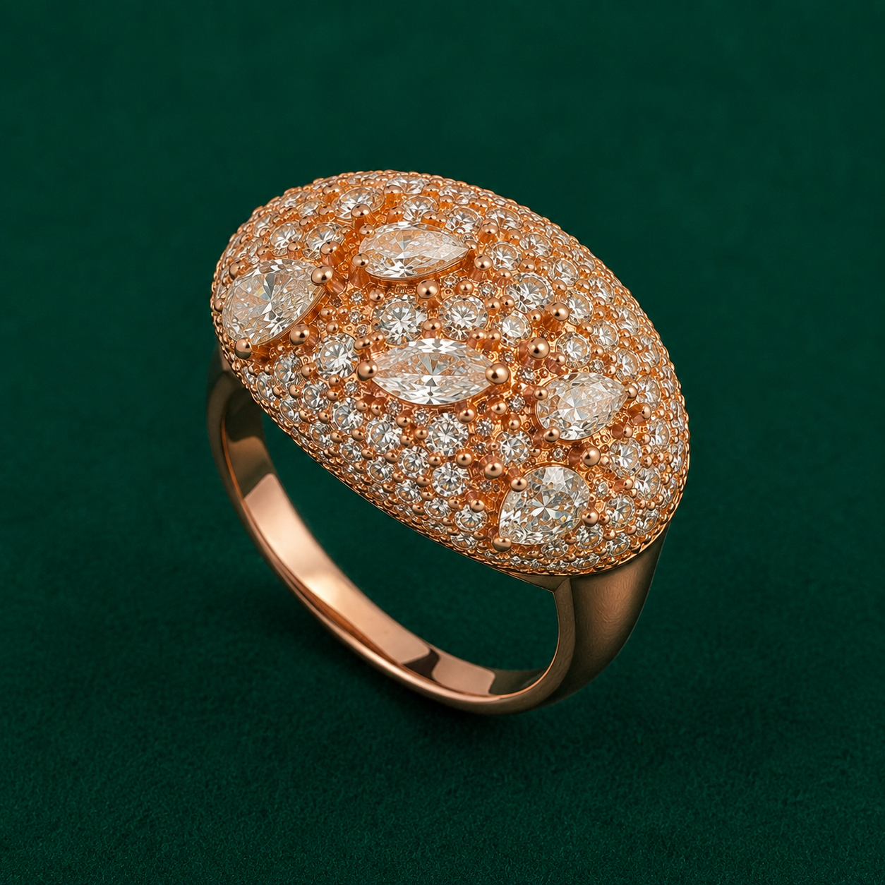 ✨ Oval Diamond Ring - 5.310 GM