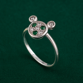 💚 Emerald Floral Ring - 1.080 GM