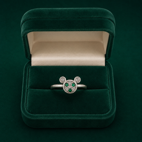 💚 Emerald Floral Ring - 1.080 GM