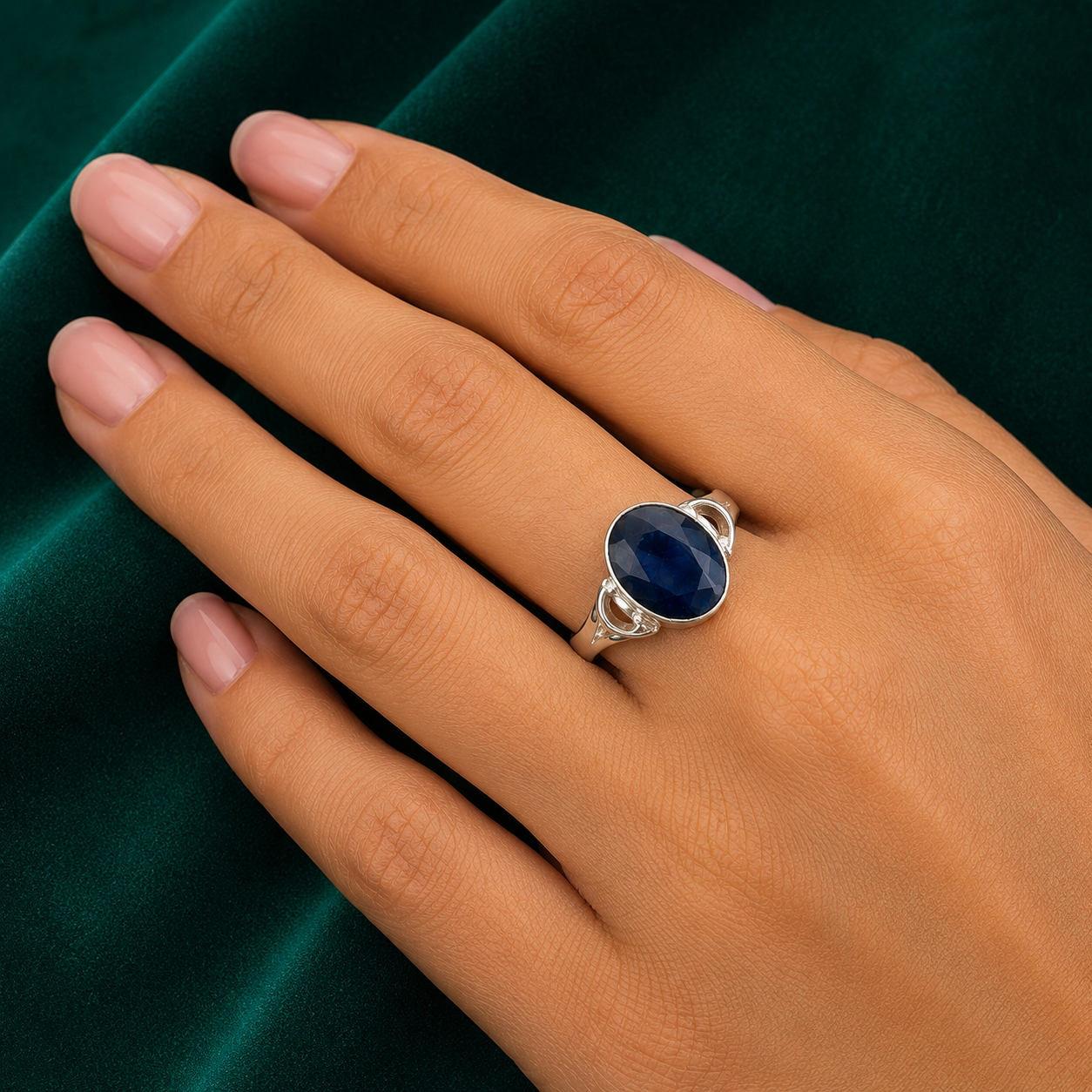💙 Blue Sapphire Ring -3.930GM