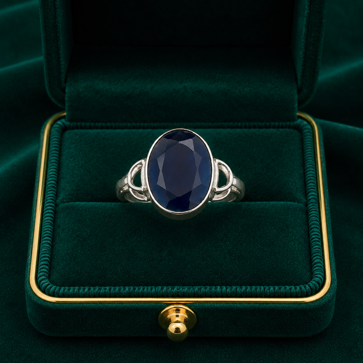 💙 Blue Sapphire Ring -3.930GM