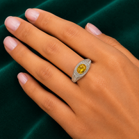 💛 Citrine Men's Ring -5.130 GM