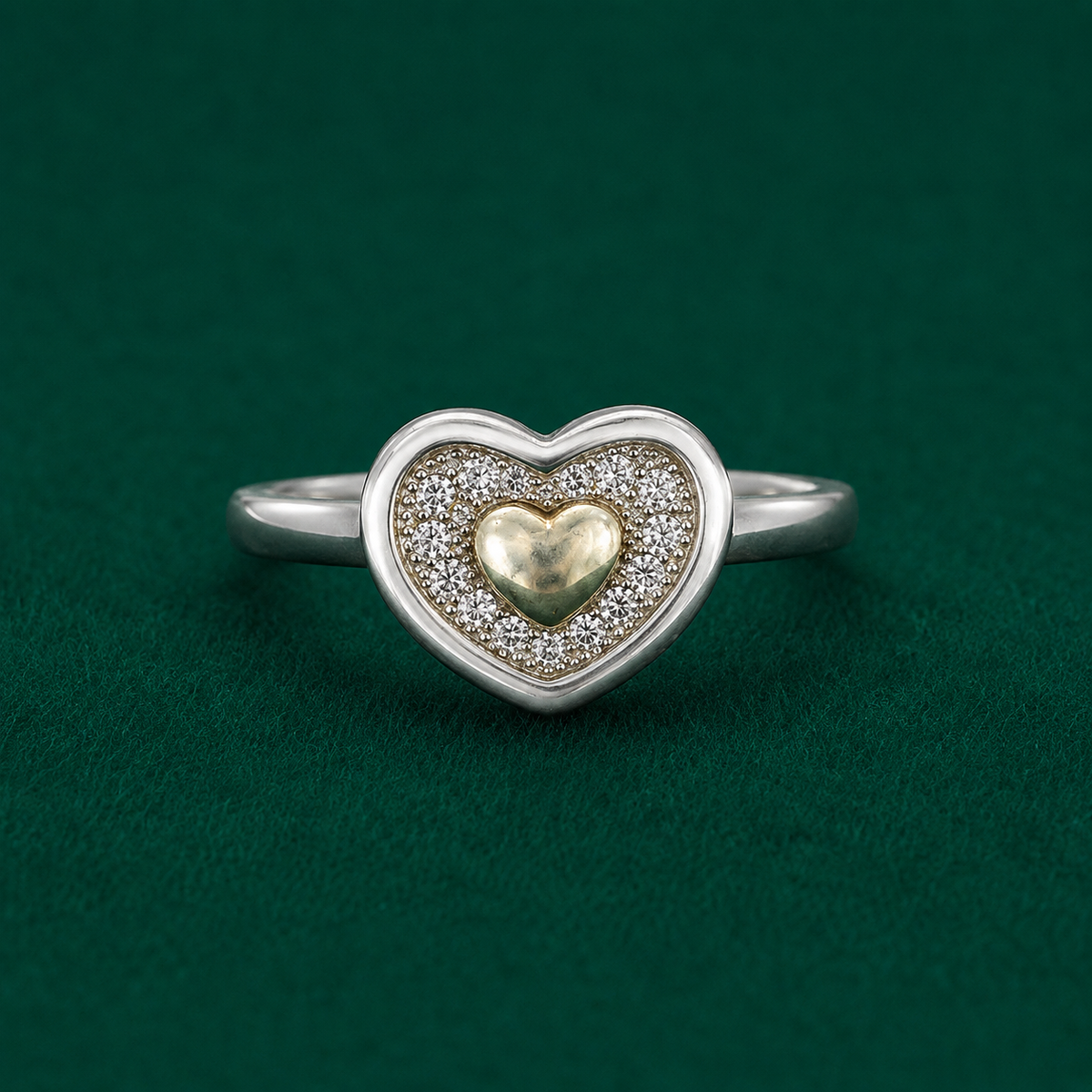 🤍 Heart Love Ring - 2.930