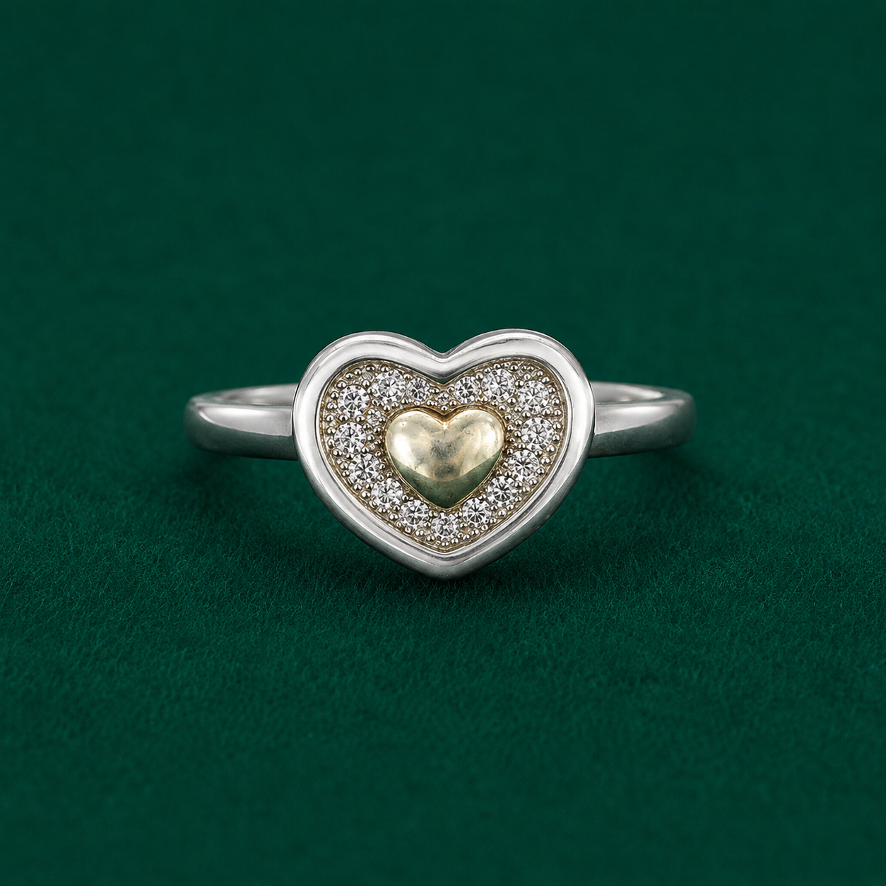 🤍 Heart Love Ring - 2.930