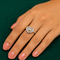 🤍 Heart Love Ring - 2.930