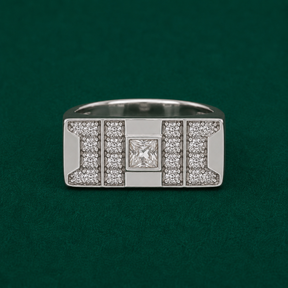 💎 Square CZ Men's Ring - 4.000 GM