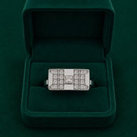 💎 Square CZ Men's Ring - 4.000 GM
