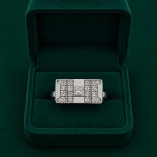 💎 Square CZ Men's Ring - 4.000 GM